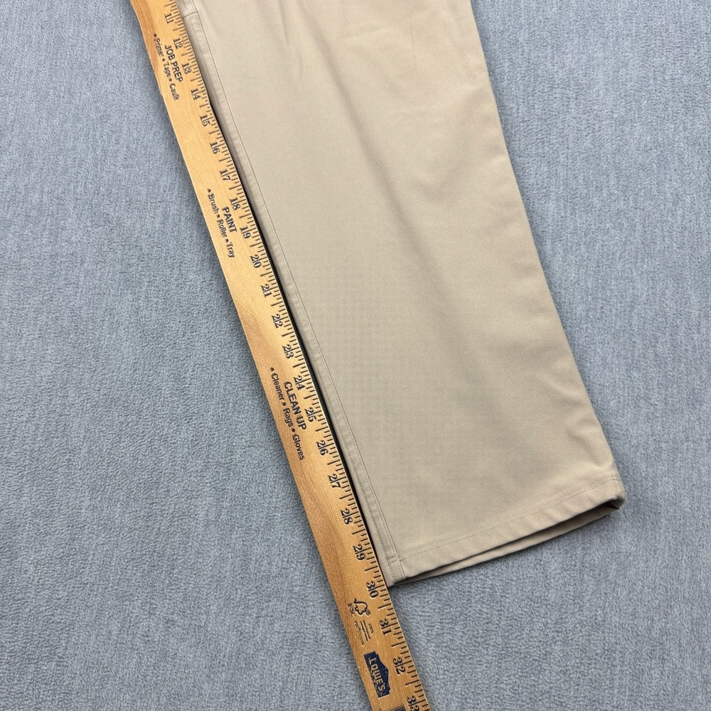 Lululemon Pants Men 38 Beige ABC Slim Fit 30"‎ Warpstreme Flat Front M5972S - Picture 8 of 13